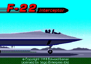 F-22 Interceptor (Japan) screen shot title